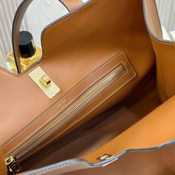Celine Cabas 16 In Supple Grained  Calfskin - Image 7