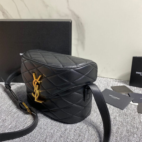 YSL June Box Bag In Quilted Lambskin Bag - Image 3