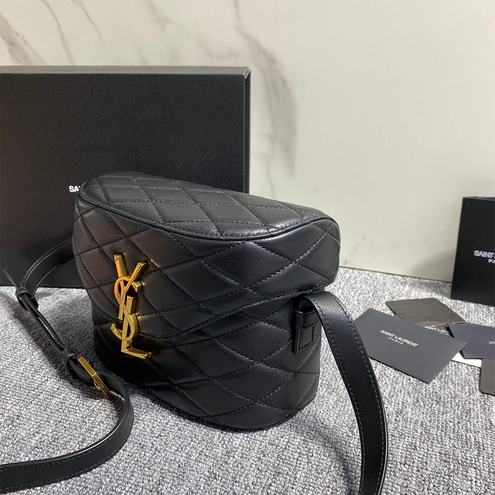 YSL June Box Bag In Quilted Lambskin Bag - Image 3