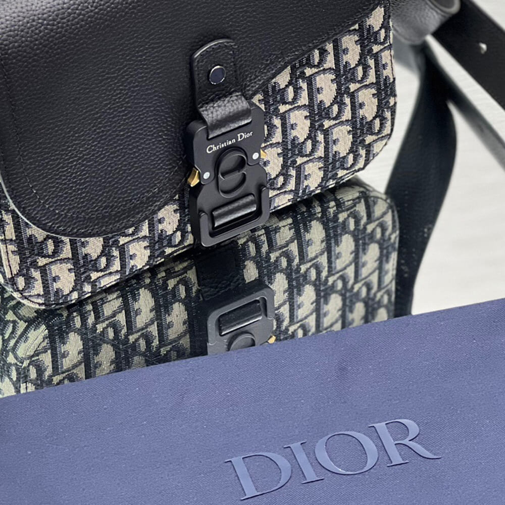 Dior Mini Saddle Bag With Strap - Image 6