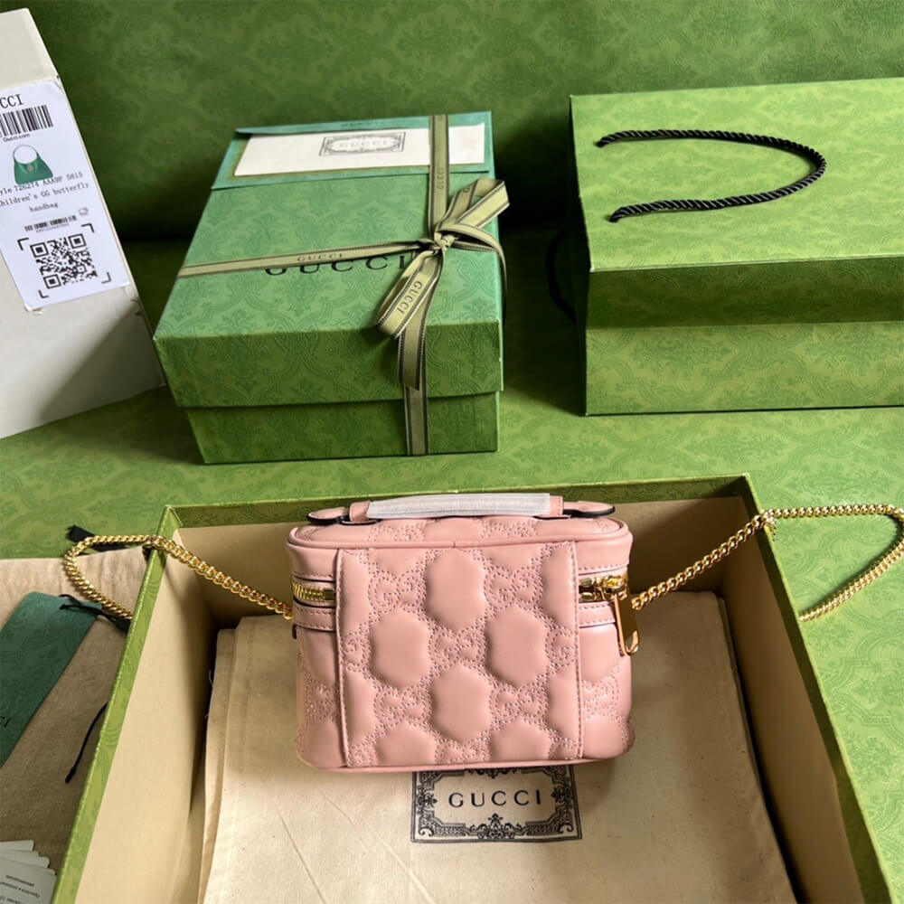 Gucci Matelasse Top Handle Bag - Image 3