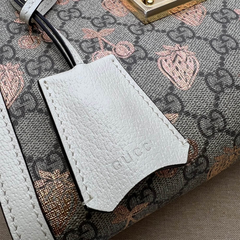 Gucci Padlock Bees Shoulder Bag - Image 5