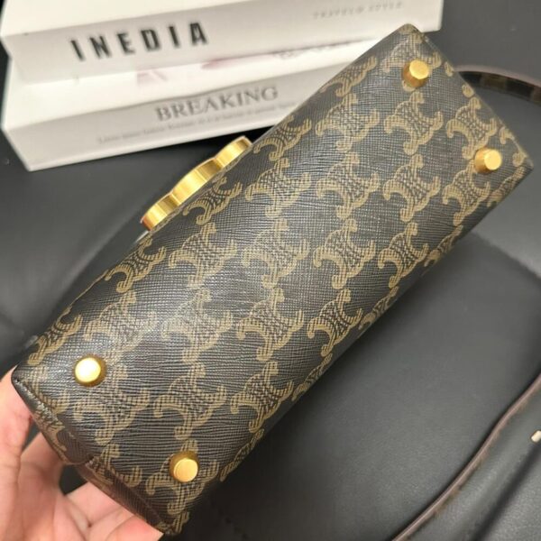 Celine Teen Nino Bag In Triomphe Canvas - Image 4