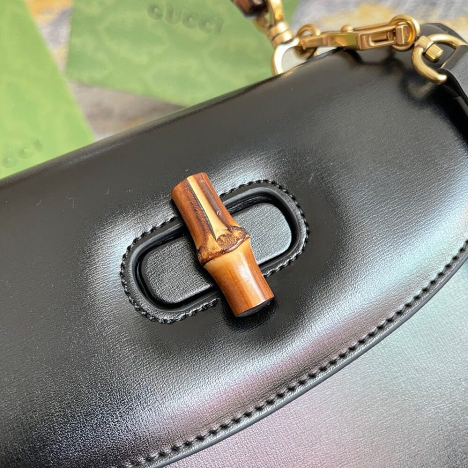 Gucci Bamboo 1947 Jumbo Small Top Handle Bag - Image 6