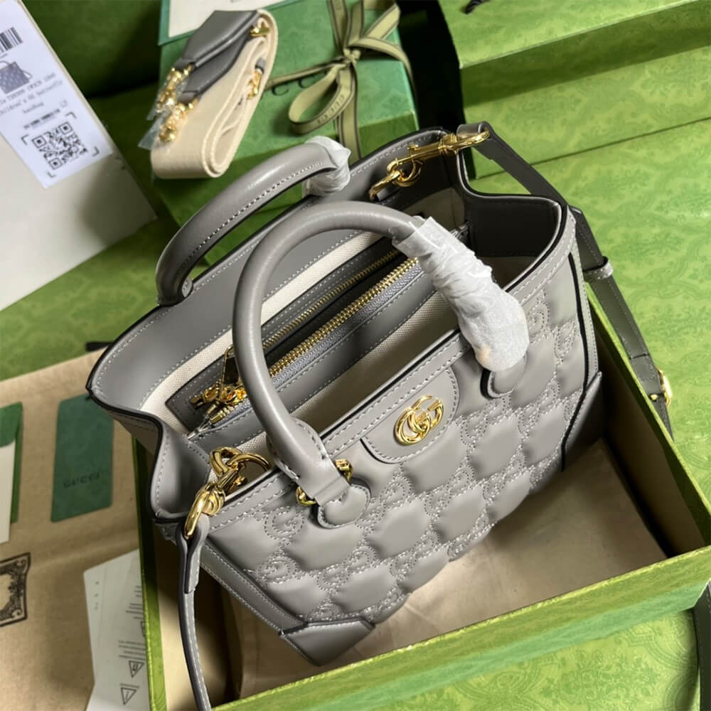 Gucci Matelasse Top Handle Bag - Image 6