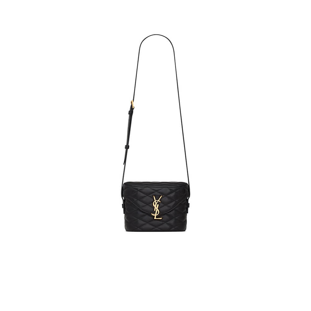 YSL June Box Bag In Quilted Lambskin Bag