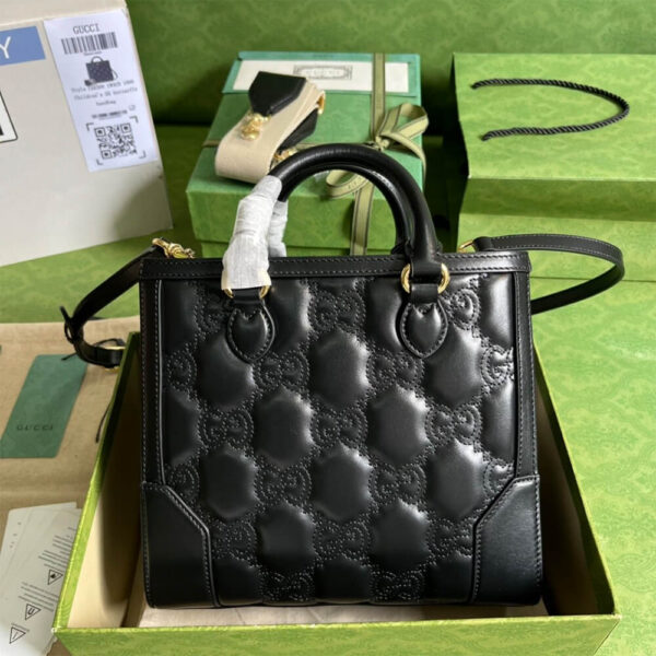 Gucci Matelasse Top Handle Bag - Image 3