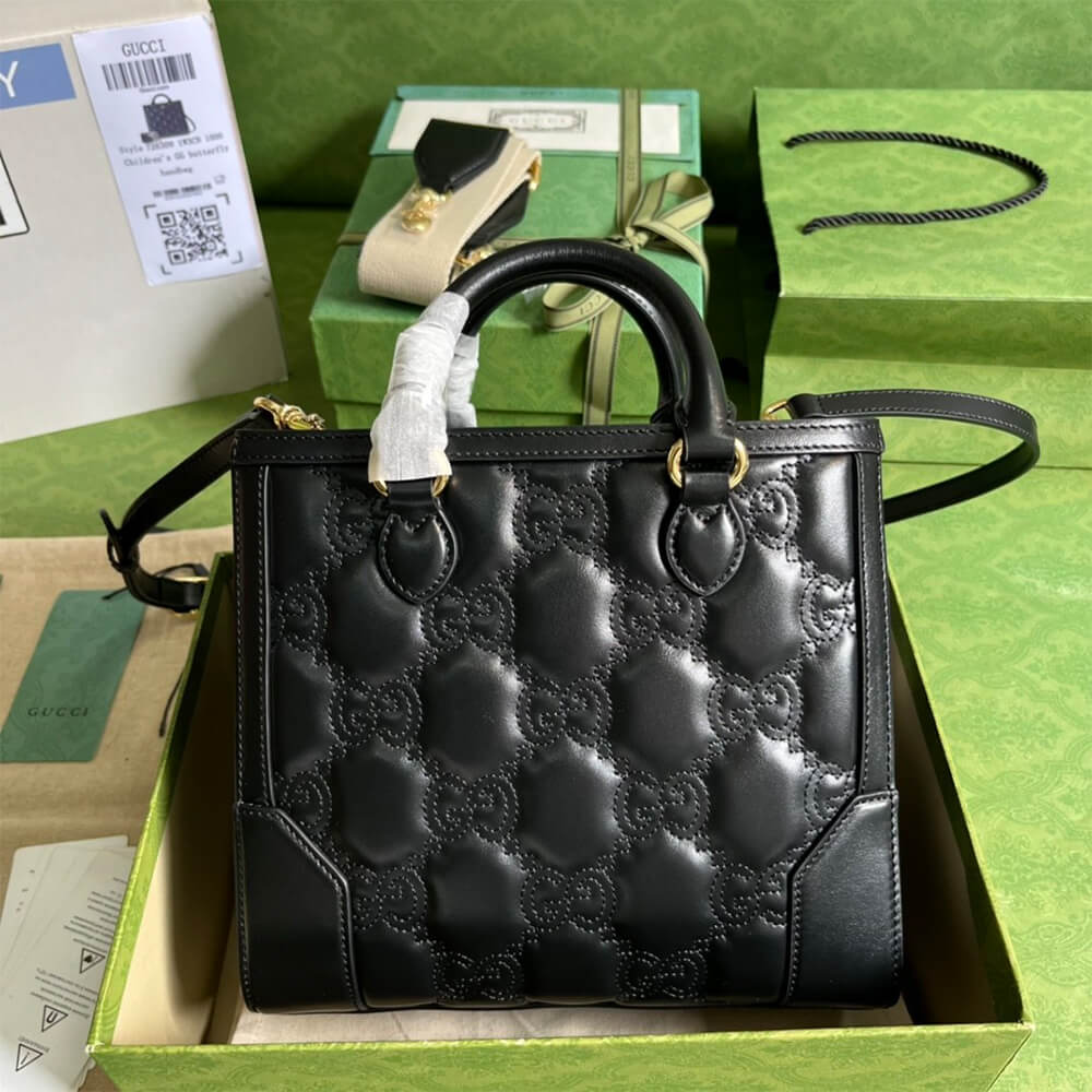Gucci Matelasse Top Handle Bag - Image 3