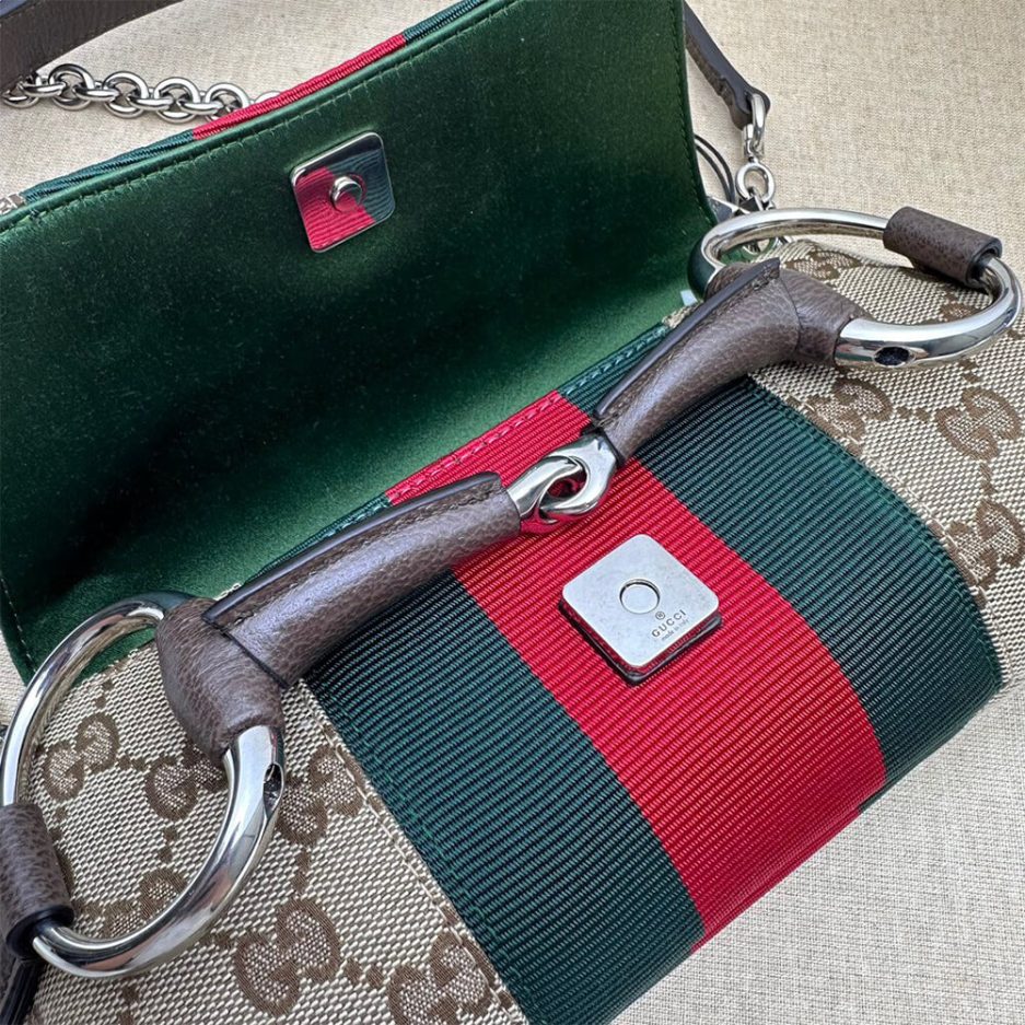 Gucci Horsebit Chain Small Shoulder Bag - Image 6