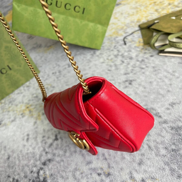 Gucci Marmont Matelasse Leather Super Mini Bag - Image 5