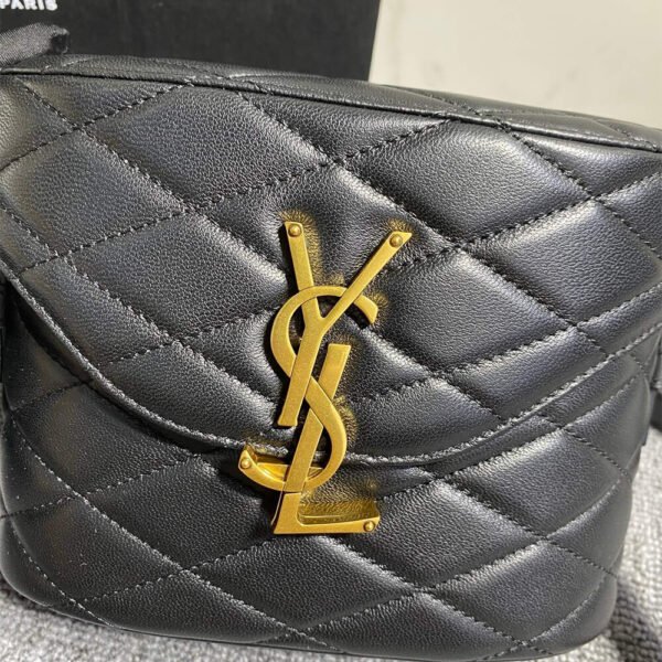 YSL June Box Bag In Quilted Lambskin Bag - Image 6