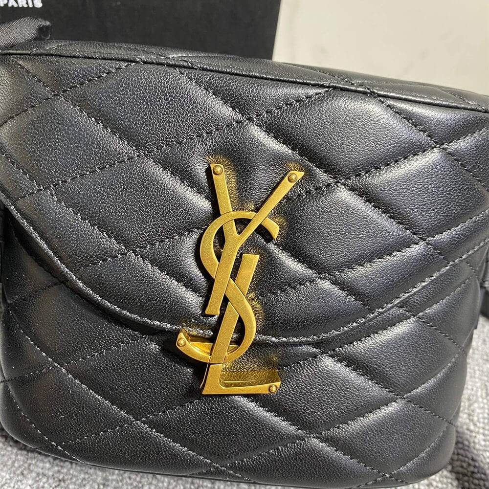 YSL June Box Bag In Quilted Lambskin Bag - Image 6