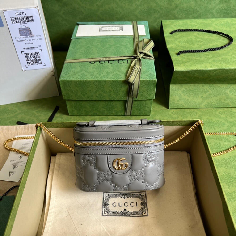 Gucci Matelasse Top Handle Bag - Image 2