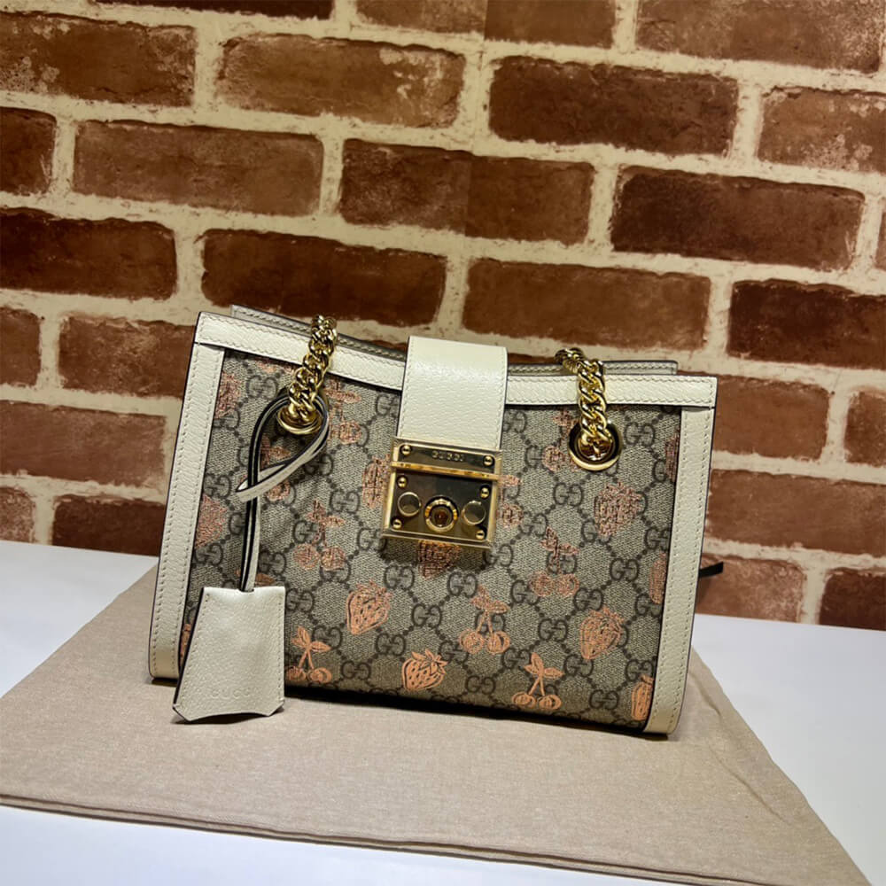 Gucci Padlock Bees Shoulder Bag - Image 2