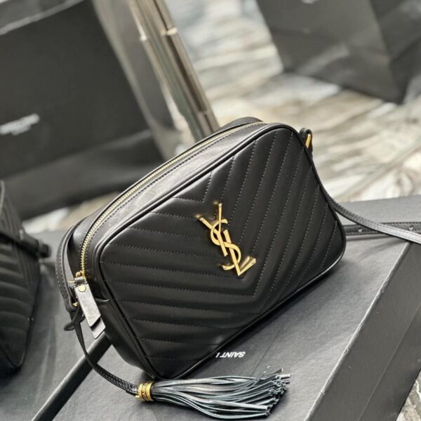 YSL Lou Camera Bag In Quilted Leather Bag - Image 3