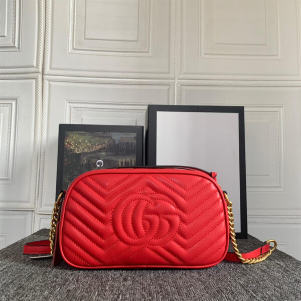 Gucci Marmont Matelasse Shoulder Bag - Image 3