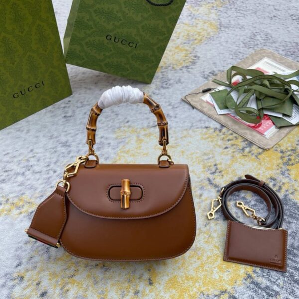 Gucci Bamboo 1947 Jumbo Small Top Handle Bag - Image 2