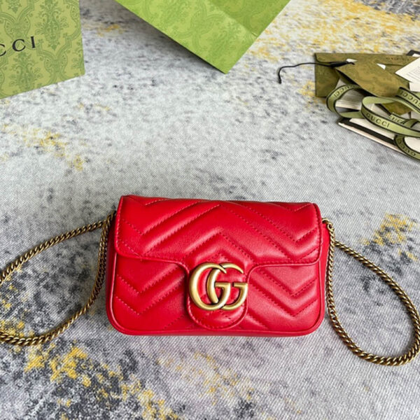 Gucci Marmont Matelasse Leather Super Mini Bag - Image 2
