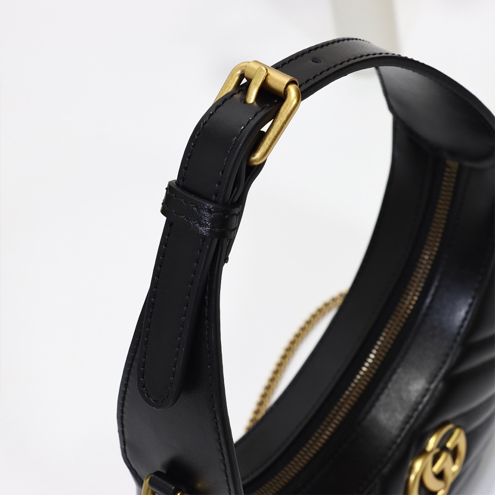 Gucci Marmont Halt Moon Shaped Bag - Image 5