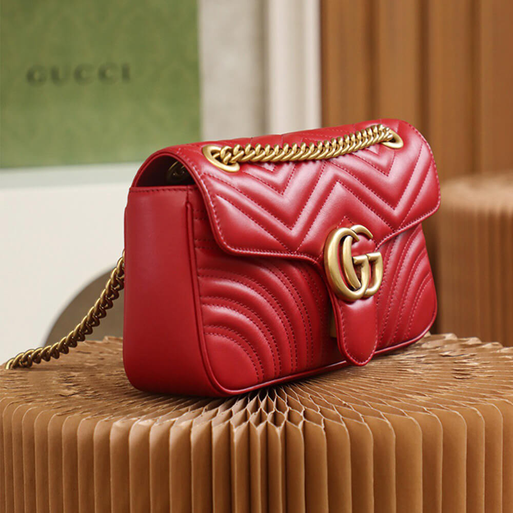 Gucci Marmont Matelasse Shoulder Bag - Image 3